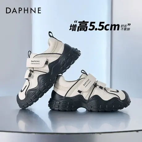 达芙妮老爹鞋女厚底运动休闲鞋子2025春夏新款网面透气丑萌鞋登山商品大图