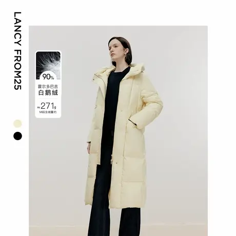 朗姿欧洲EiLEEN ELITEE霍尔多巴吉白鹅绒2024年冬新款加厚羽绒服商品大图