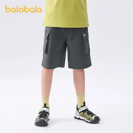 巴拉巴拉童装儿童短裤男童2025夏季女童大童裤子速干工装裤中裤潮图片