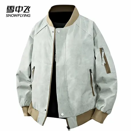 雪中飞夹克2025春秋季新品日常时尚简约潮流防风宽松男女同款外套图片