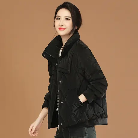 新品8.5折】高级感立领加厚棉衣宽松时尚设计感棉服外套商品大图