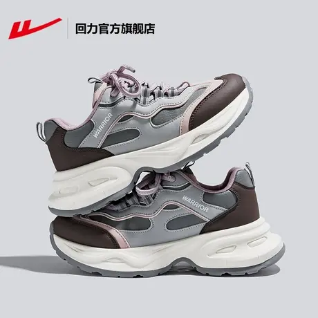 回力官方旗舰店老爹鞋女2024春季新款厚底增高复古时尚运动休闲鞋商品大图