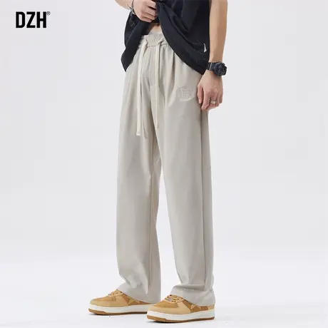 男士坠感垂感休闲裤男秋冬新款直筒宽松运动裤2023年新款潮牌裤子商品大图