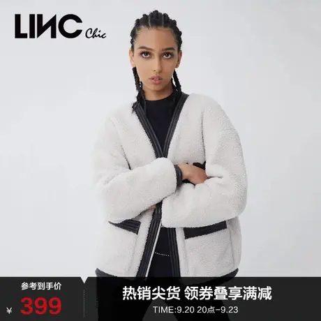 LINCCHIC金羽杰羽绒服女夹克短款轻薄羽绒服女冬季外套Y21301061商品大图