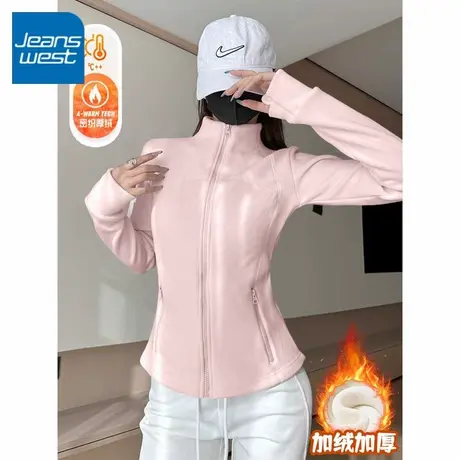KV真维斯修身摇粒绒内搭外套女冬季打底衫加绒加厚加绒内胆保暖厚商品大图