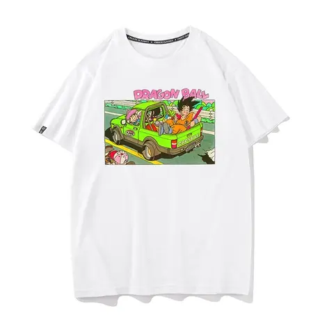 秀洛七龙珠z二次元一家三口悟空琪琪悟饭短袖T恤男女同款旅游体恤商品大图