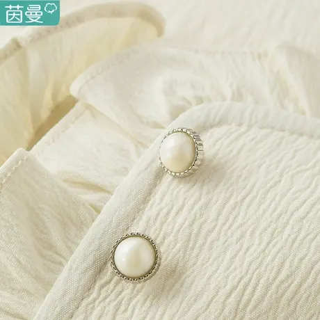 茵曼官方旗舰店官网法式衬衫女款夏季miu系穿搭欧货小衫2024新款图片