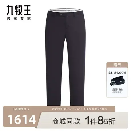 [商场同款]九牧王男裤JB1C14013休闲裤23秋季新款舒适挺括有型EN图片