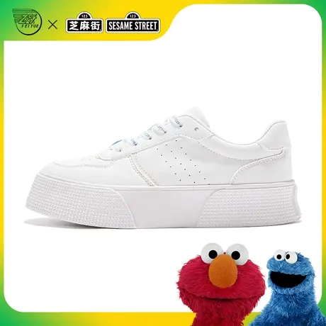 feiyue/飞跃芝麻街联名款小白鞋女简约百搭休闲鞋板鞋726商品大图