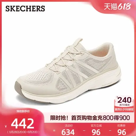 斯凯奇女鞋一脚蹬休闲运动鞋轻便舒适软底鞋透气妈妈2025夏季新款商品大图