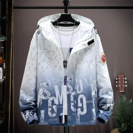 13岁男孩秋款夹克12青少年外套14初高中学生15大童男装16潮流帅气商品大图