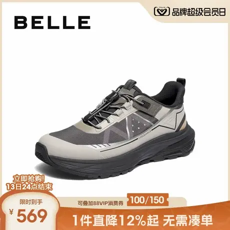 百丽厚底增高休闲鞋男2025新款冬商场同款潮搭户外运动鞋8WU01DM5商品大图