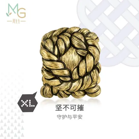 周生生Charme XL酷黑承诺黄金转运珠情侣串珠足金92302C图片