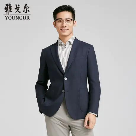 雅戈尔 商场同款商务官方男藏青商务系列单西YXXX222723FLY图片