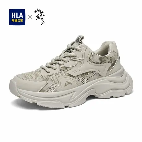 HLA/海澜之家男鞋山不在高增高透气网面运动鞋休闲鞋老爹鞋商品大图