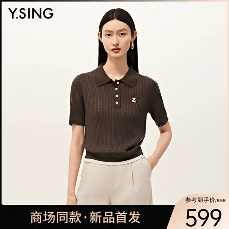 【商场同款】Y.SING衣香丽影2025秋绵羊毛针织衫150719021图片