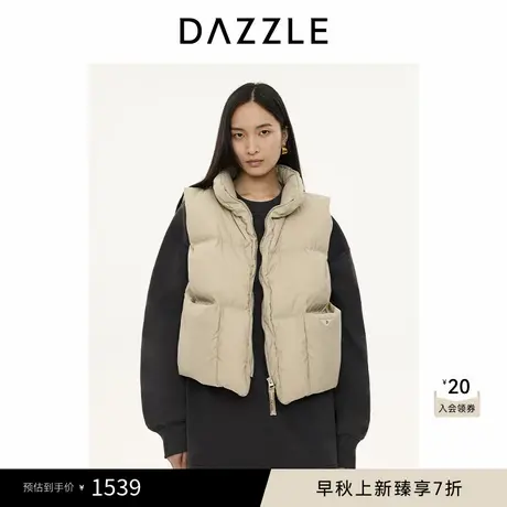 DAZZLE地素 羽绒服2024冬季新款无袖羽绒马甲图片