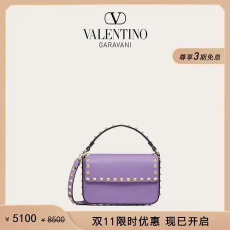 【限时优惠】华伦天奴VALENTINO女士 ROCKSTUD 粒面小牛皮手袋商品大图