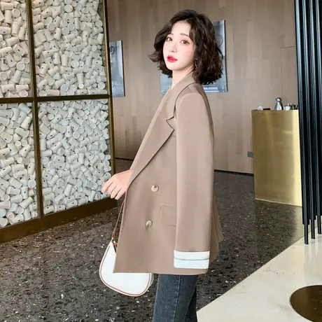 时尚气质小西装外套女装春秋季2022年新款优雅成熟小清新西服外衣商品大图