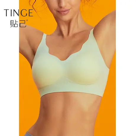 TINGE无痕美背内衣女小胸聚拢无钢圈背心式文胸防下垂运动胸罩商品大图