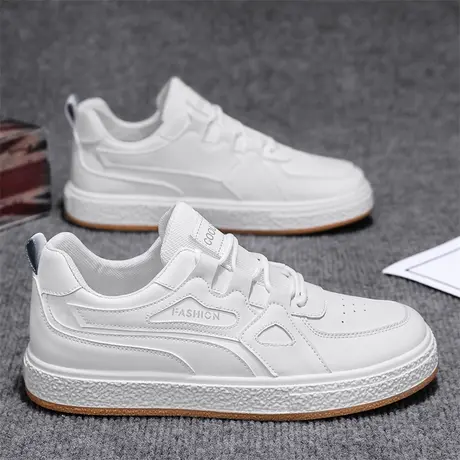 男鞋春夏季潮流休闲小白鞋男款初中学生韩版百搭运动板鞋2024新款图片