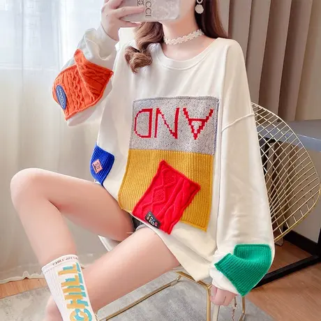 早秋装卫衣女春秋季韩版宽松bf慵懒风ins薄款港风chic上衣外套潮商品大图