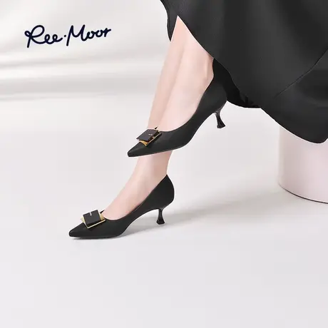 REEMOOR睿慕高跟鞋2023新款夏季款不累脚细跟气质高级感时尚女鞋商品大图