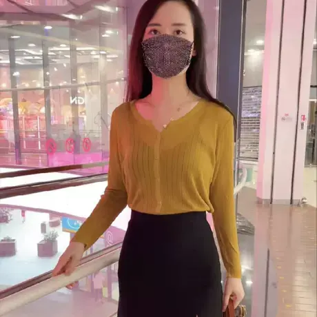 防晒镂空宽松休闲纯色冰丝长袖针织开衫女薄洋气外穿微透罩衫上衣商品大图