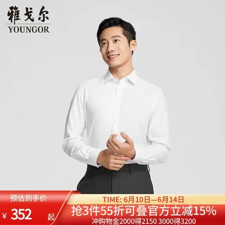 【商场同款】雅戈尔男士长袖衬衫春秋新款官方商务休闲长袖衬衫男商品大图