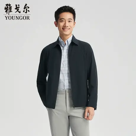 【商场同款】雅戈尔男士夹克春季新款官方商务休闲单夹克外套男商品大图