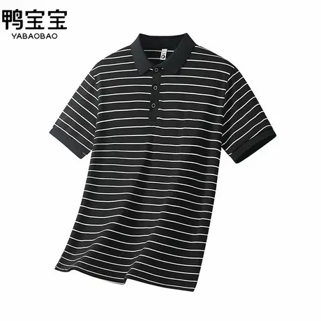YBB/鸭宝宝条纹短袖POLO衫品牌商品大图