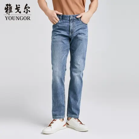 【商场同款】雅戈尔男士长裤春季新款官方商务休闲上班穿长裤男图片