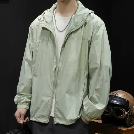 轻薄冰丝防晒衣男士夏季户外防晒服钓鱼外套男款防紫外线新款速干图片