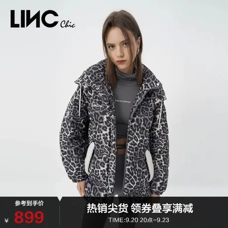 LINCCHIC金羽杰羽绒服女复古学院中长款羽绒服女冬季Y22803291Y商品大图