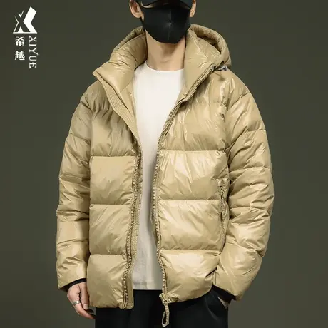 希越新国标美式羽绒服男冬季户外宽松大码男士面包服外套保暖棉服商品大图