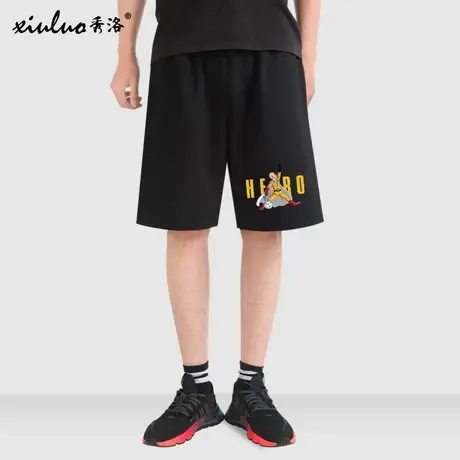 秀洛一拳超人系列一击男琦玉老师周边短裤子休闲裤男夏季五分裤商品大图