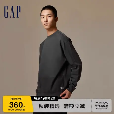 Gap男女装秋季2023新款LOGO潮流宽松廓形卫衣810628运动休闲上衣图片