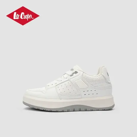 Lee Cooper2025春季新款板鞋男厚底内增高情侣款小白鞋百搭休闲鞋商品大图