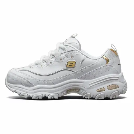 Skechers斯凯奇春夏季女鞋舒适运动跑步鞋老爹鞋熊猫鞋休闲小白鞋图片