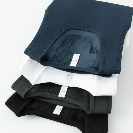 男士背心冬季内穿保暖紧身打底马甲纯色运动坎肩加绒加厚无袖t恤商品大图