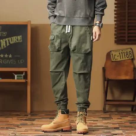 休闲裤男款宽松舒适工装裤秋冬季工装裤百搭工装裤宽松裤子男款商品大图