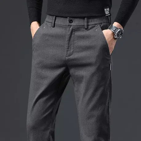 春季秋冬款西裤男士宽松直筒商务正装春秋款休闲长裤子男裤西服裤商品大图