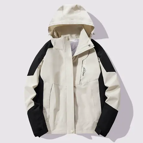 NASA联名爬山登山服外套春秋男女款三合一可拆卸防风情侣夹克衣服商品大图