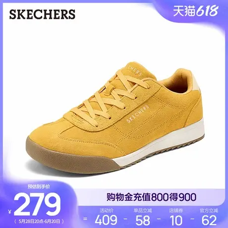 斯凯奇板鞋夏季男鞋时尚百搭休闲运动鞋耐磨平底鞋皮鞋经典德训鞋商品大图