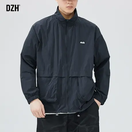 男士薄外套男夏款单层冲锋衣男款速干衣空调衣美式工装夹克皮肤衣商品大图