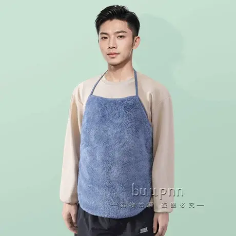 护胸口保暖成人肚兜男士珊瑚绒肚脐防着凉暖胃护肚中老年商品大图