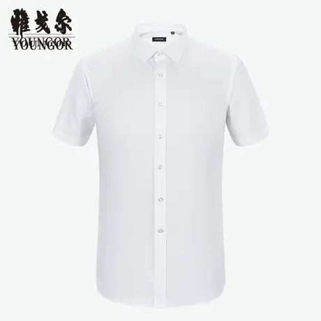 雅戈尔奥莱 商场同款男士短袖衬衫新款官方正品商务休闲短袖衬衫商品大图