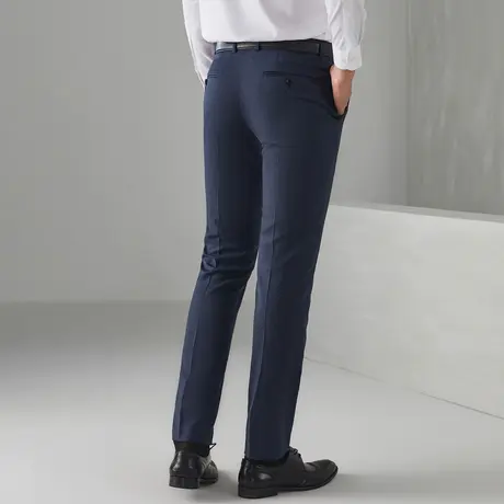 雅戈尔男士西服裤春商务休闲时尚纯羊毛修身长裤子男商品大图