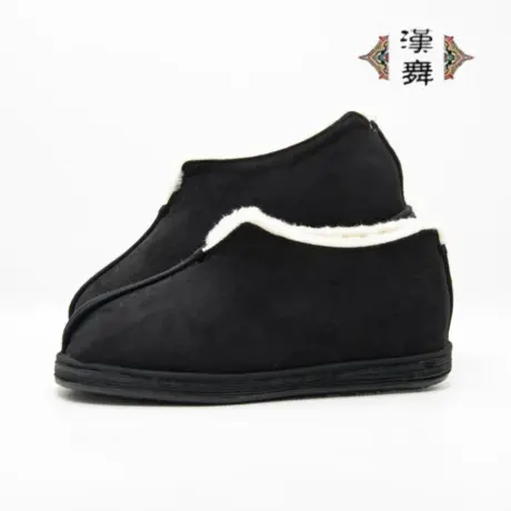 【暖冬】中国风布鞋暖冬女棉鞋短筒加厚软底防滑秋冬棉鞋男女款商品大图