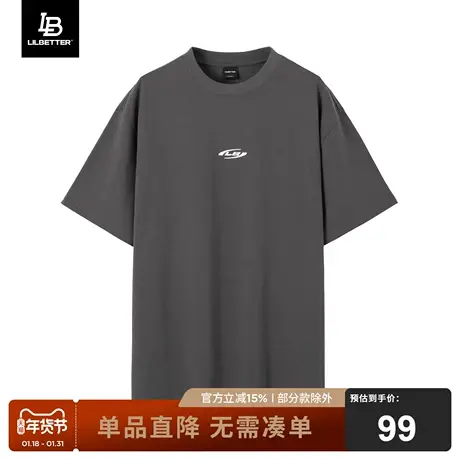 Lilbetter短袖t恤男夏季潮流ins潮牌百搭五分袖街头印花男生半袖商品大图